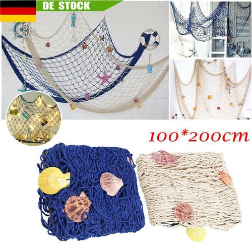 Fischernetz dekoration mit - dekoration,
