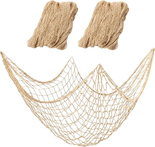 Fischernetze stück beige 2m - 2,