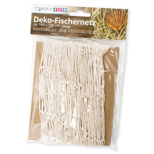 Itenga deko fischernetz 1mx1m - fischernetz,