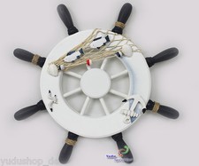 Deko Steuerrad Schiff Holz