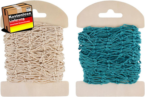 Fischernetz deko 2er set - 2er,