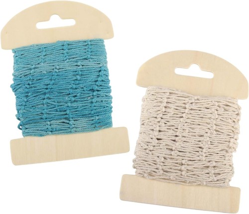 Fischernetz wanddeko set - fischernetz, 2er