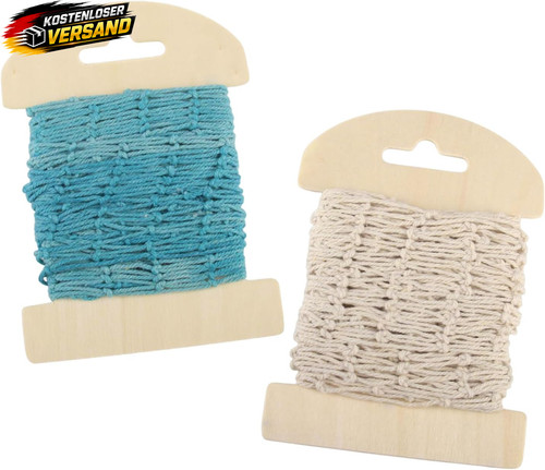 Fischernetz wanddeko set 2er - wanddeko,