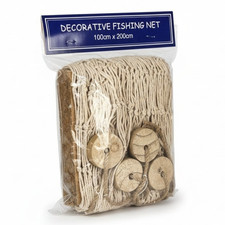 Fischernetz 100x200cm maritim