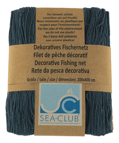 Deko fischernetz blau 2 x - ca.,