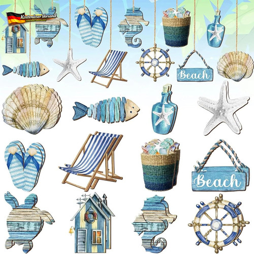 Holzdekoration maritime motive - maritime,