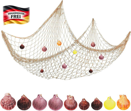 Fischernetz wanddekoration - fischernetz,