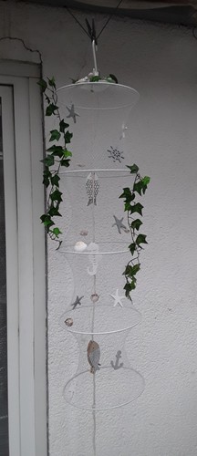 Deko fischreuse nylon - -, mit