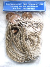 Deko Fischernetz 250x150 mit 5